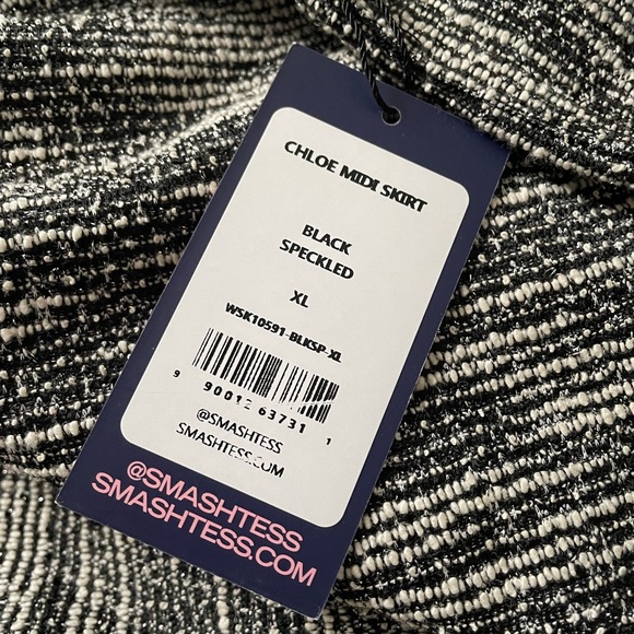 Smash & Tess black and white Chloe Midi skirt. XL. NWT. - Picture 3 of 4